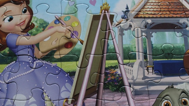 Puzzle Elsa and Sophia
