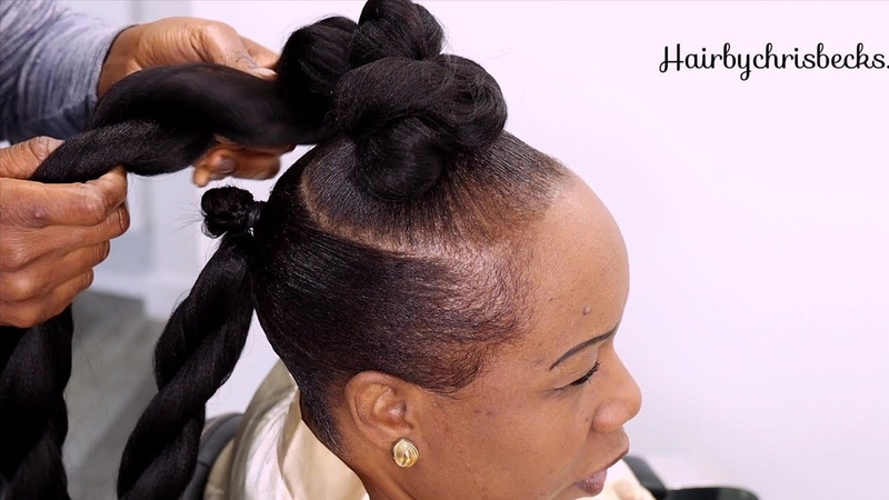 Elegant Natural Hairstyle For Evening
