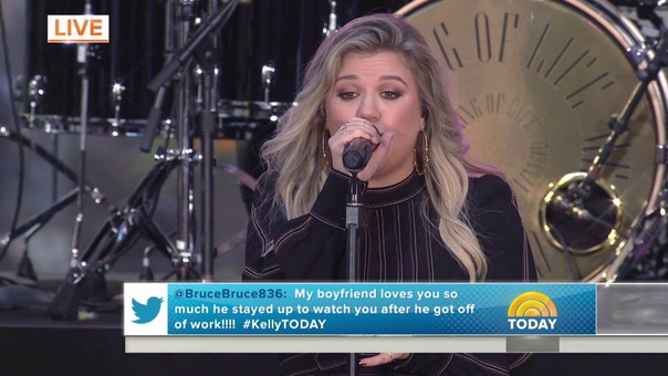 Kelly Clarkson Love So Soft ( The Today