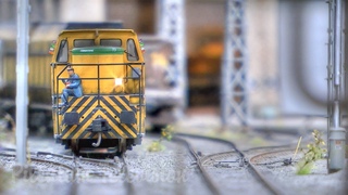 HO scale model railroad layout of Lige steel industry - Industrial model railway in museum quality