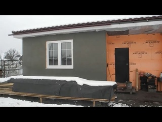Как штукатурить пеноплекс зимой