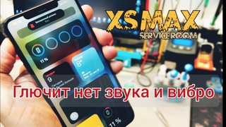 iPhone Xs max глючит звук нет вибро.