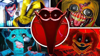 Poppy Playtime Chapter 3 - All Jumpscares & All Bosses