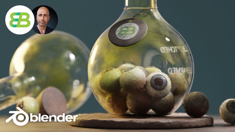 Halloween Flask and Candy Eyes Blender