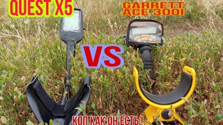 Коп с Quest X5 и Garrett ACE 300i
