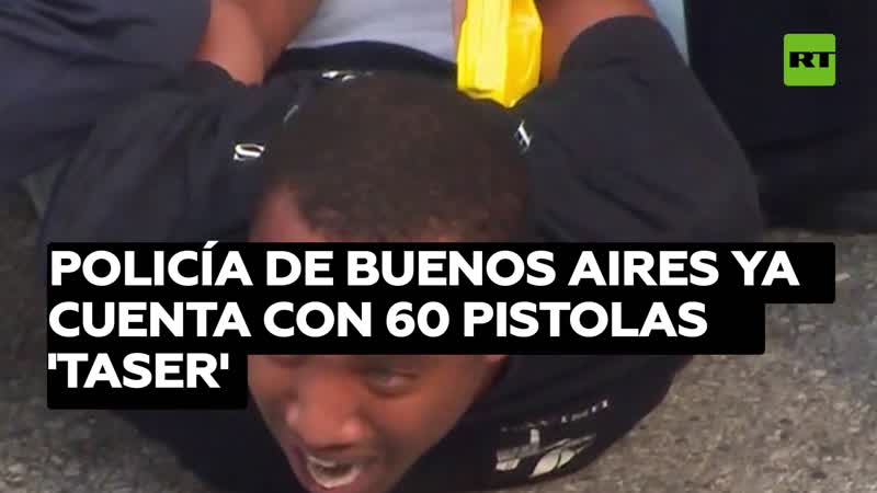 Policía de Buenos Aires ya cuenta con 60 pistolas