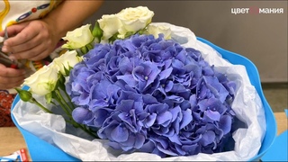 Упаковка букета в фоамиран к 1 сетября.