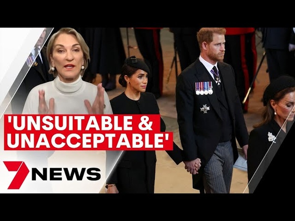 Prince Harry Meghan Markle SLAMMED by body language expert, 7 NEWS Royal