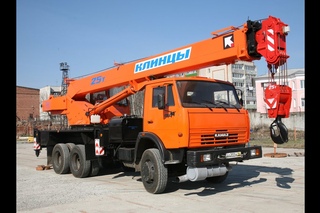 Клинцы с новой стрелой! Камаз 6х4 25 тонн 21 метр.