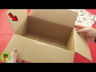 IDEIA CRIATIVA COM CAIXA DE PAPELÃO | FAÇA E VENDA