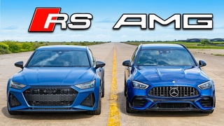 Кто победит в заезде: новый AMG C63 против Audi RS7 Performance