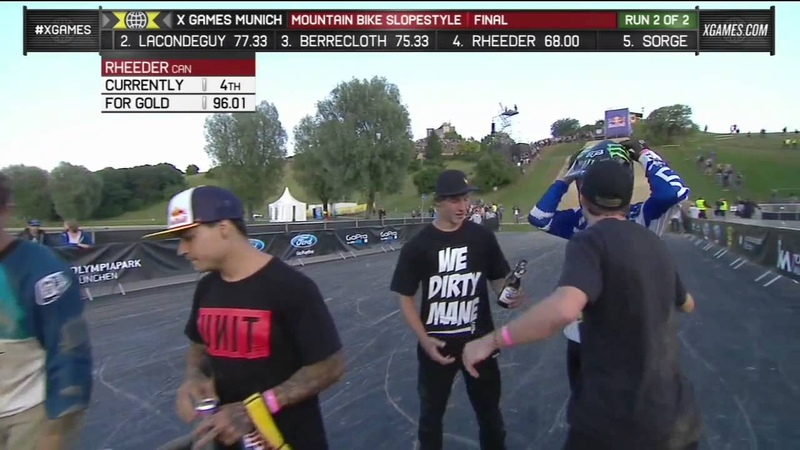 X Games Munich 2013 Brett Rheeder GOLD MEDAL MOUNTAIN BIKE