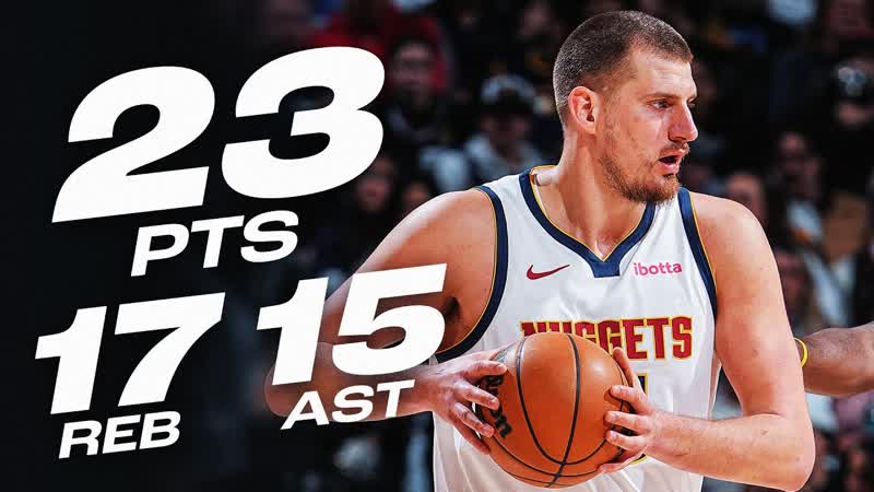 Nikola Jokić Starts 2025 Off With Another TRIPLE DOUBLE , January 1,