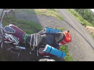 На Kawasaki на обское водохранилище. Трейлер