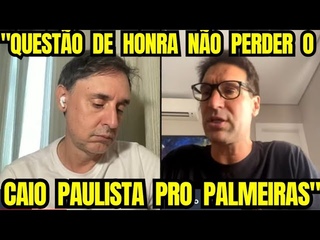 VAI SER UM VEXAME PERDER O CAIO PAULISTA PARA O PALMEIRAS DIZ ARNALDO RIBEIRO!!!