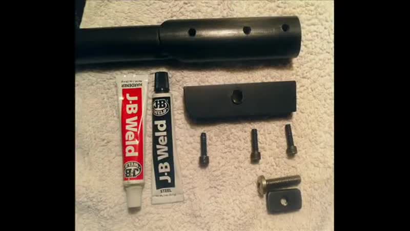 Homemade Break Barrel Black Pipe Shotgun Build part