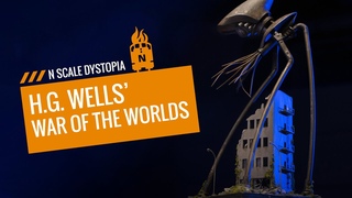 Scratch Building a War of the Worlds Diorama in N Scale Trash Bash / Diorama