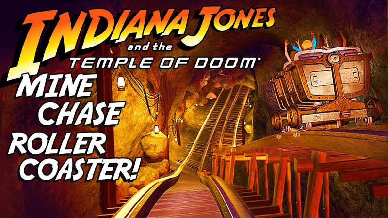 Indiana Jones, Temple of Doom Mine Chase Ride (