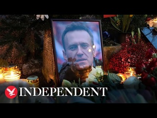 Watch again: Alexei Navalny memorial held after death of Putin critic