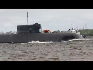 Russian Navy submarine Belgorod (K-329) first sailing