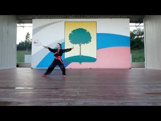 36 форм тайцзи с ракеткой и мячом. Ролибол. Ардашева Ольга.  Roliball 36 taiji forms. 4 duan