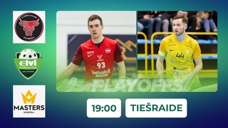 ELVI florbola lga: FBK Valmiera/Betsafe - FS Masters/Ulbroka (1/2 F, 3. sple)