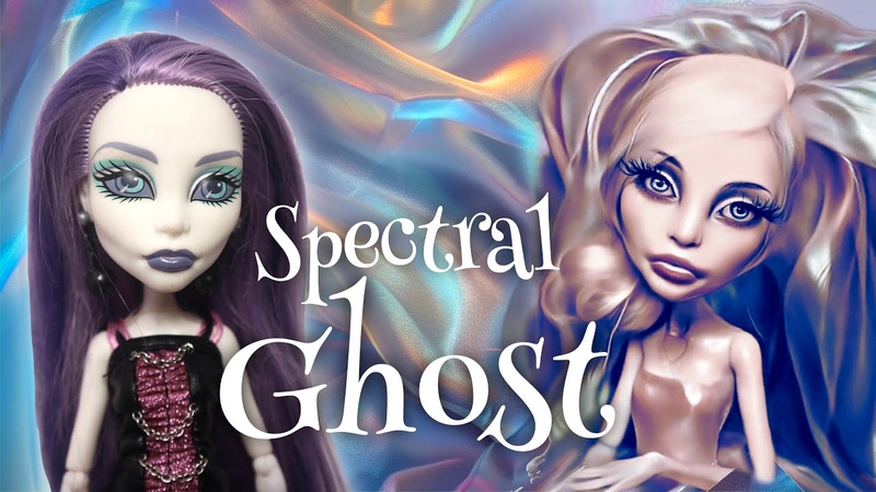 Creating a Hauntingly Beautiful Ghost Bride Monster High Doll , Doll Repaint by Poppen