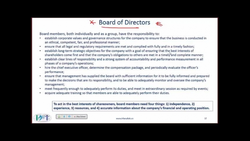 IFT 2015 CFA Level II CF Corporate