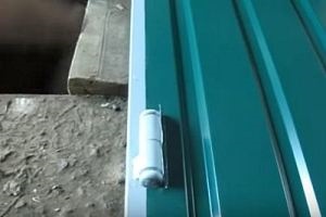 Калитка из металлопрофиля своими руками – схема + порядок выполнения работы, изображение №59