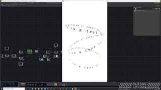 Kinetictypography: Sentence instancing with Touchdesigner - PART 1