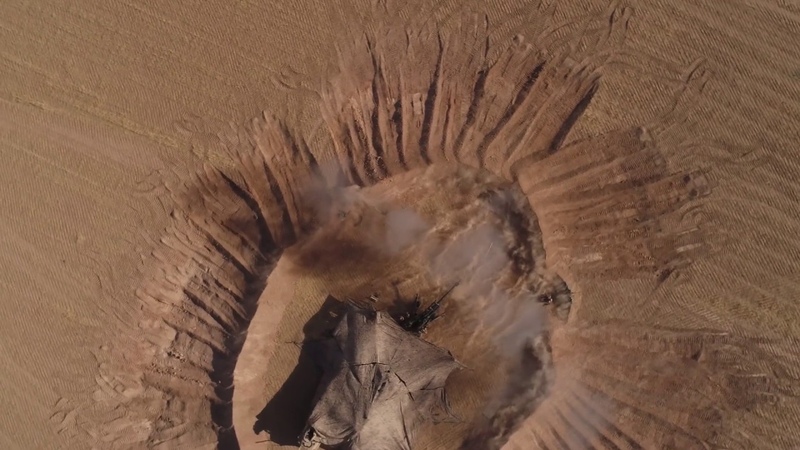 U. S. Marines conduct artillery strikes against ISIS in