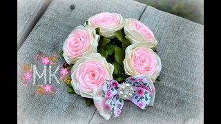 Rose DIY 1 ЧАСТИНА. МК Троянди зі стрічок 2,5 см трьох відтінків.