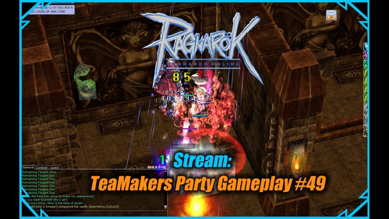 Стрим Ragnarok online: Tea Makers Party Gameplay,