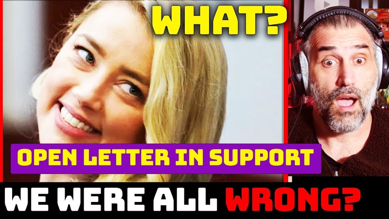 BREAKING: An Open Letter in Support of Amber Heard BEFORE