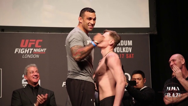UFC Fight Night London Fabricio Werdum vs. Alexander Volkov weigh in face