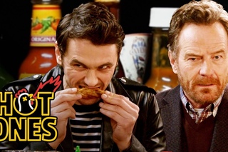 James Franco and Bryan Cranston Bond Over Spicy Wings | Hot Ones