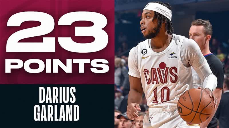 Darius Garland Drops Huge DOUBLE DOUBLE 23 PTS 12