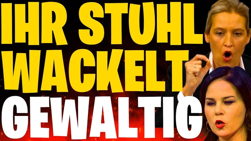 KURZ VORM RAUSSCHMISS ES BRODELT ALICE WEIDEL, ANDREAS