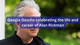 Alan Rickman Celebrated With Google Doodle   Google Doodle Celebrating Alan Rickman 2023 Video