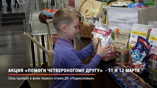 КРТВ. Акция Помоги четвероногому другу  - 11 и 12 марта