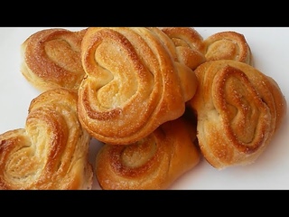 Любимые плюшки с сахаром. Простейшее Постное тесто.