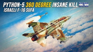 Israeli F-16i Sufa Vs Su-27 Flanker Dogfight | Insane Python-5 360 Degree Kill | DCS |