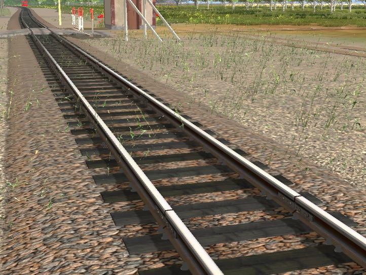 Metric Track clear ballast fixed 1.5 m length