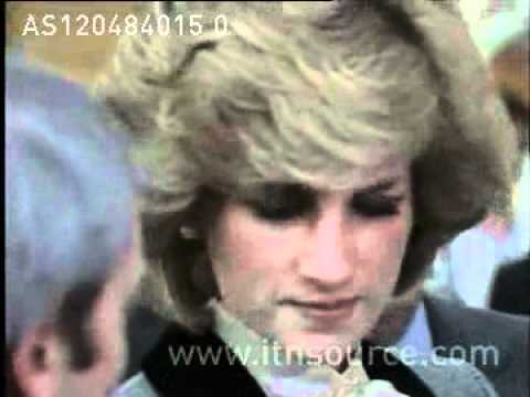 Princess Diana at Heathrow Airport ( Cute