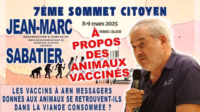Jean Marc Sabatier : Les ARN messagers donnés aux animaux se retrouvent dans la viande