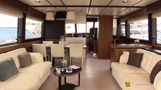 2019 Azimut Magellano 66 Luxury Yacht - Deck and Interior Walkaround - 2018 Cannes Yachting Festival