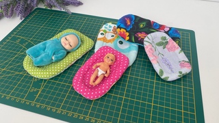 Cocoon, Baby nest. How to sew a children's mattress for small dolls + PATTERN