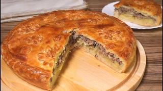 Невероятно Вкусный Пирог: Рыбные Консервы и Картошка! Сдобное Тесто Без Дрожжей!  Fish pie.