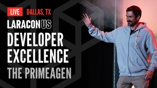 The Primeagen on Developer Excellence | Laracon US 2024 at Dallas, TX