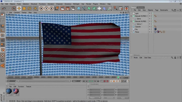 Cinema 4 D Animated Flag Tutorial (